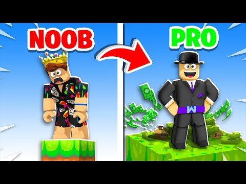 Poor To Rich Helping Noobs Before Update In Skyblock Roblox Islands Rags To Riches Youtube - the killer noob updated roblox