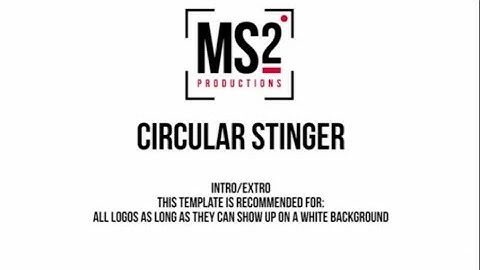 MS2 Productions: Video Power Pack Intro/Extro Circular Stinger