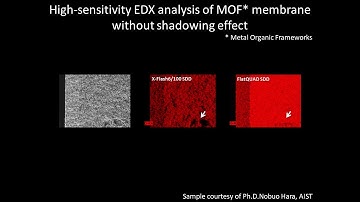 [Materials] High-sensitivity EDX analysis of MOF membrane without shadowing effect