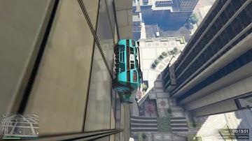 GTA 5 Epic Loop and Down a Building Wall Ride