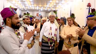 عريس يمني يستغل زفافة لإحياء التراث التعزي الأصيل