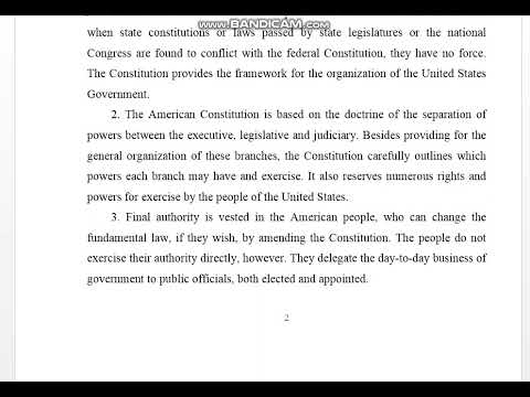 Контр 4 по англ (The American Constitution as supreme law)