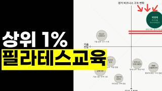 상위 1% 필라테스 교육은 '이것'이 다릅니다