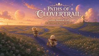 Paths of Clovertrail | Sunset Meadow Lofi for Open Focus, Calm Planning & Soft Drift screenshot 3