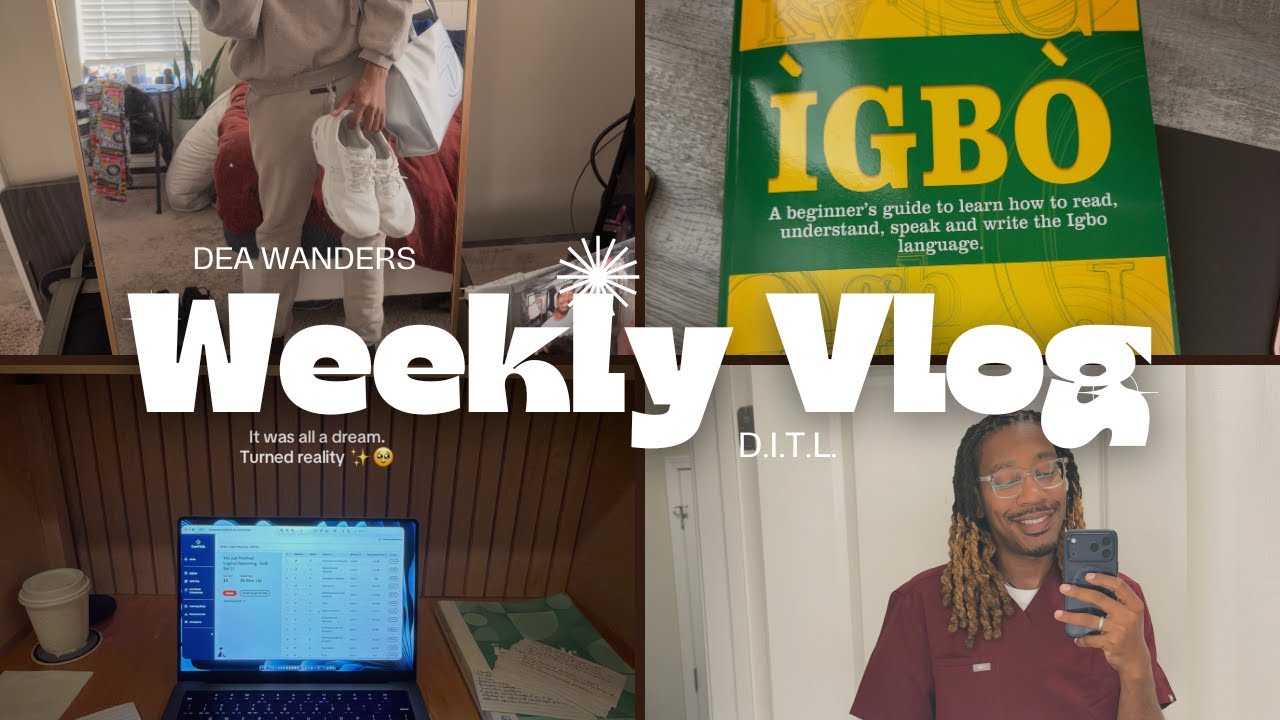 Weekly Vlog I January I Work + Igbo Lessons + LSAT Studying + Winter Storm