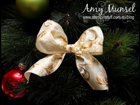 Christmas Tree Fabulous with Ribbon
