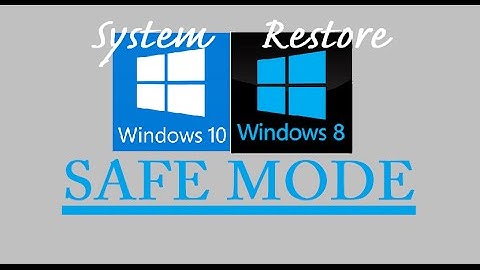 How to System Restore SAFE MODE Windows 10 8 HP Dell Toshiba Lenovo Asus Acer Command Prompt Wont Do