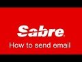 Sabre Training- How to send flight ticket/reservation by Email from sabre