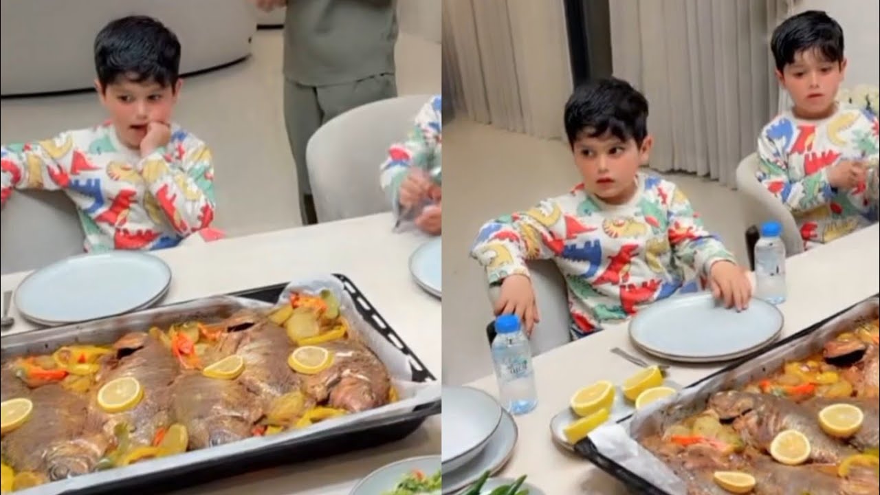 نور وعصام🔥  وسوسو وعمار عم يتعشو سمك سلمون خورافي🔥🔥