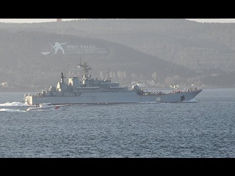 'Füze' Ile Gündem Olan Rus Savaş Gemisi Çanakkale Boğazı'ndan Geçti