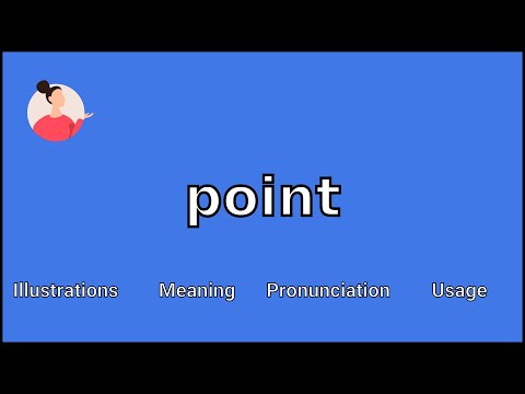 Point - Meaning And Pronunciation