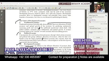 Introducing Economic Development | Lecture 1 Chapter 1 | Code 9315 | AIOU BS Economics