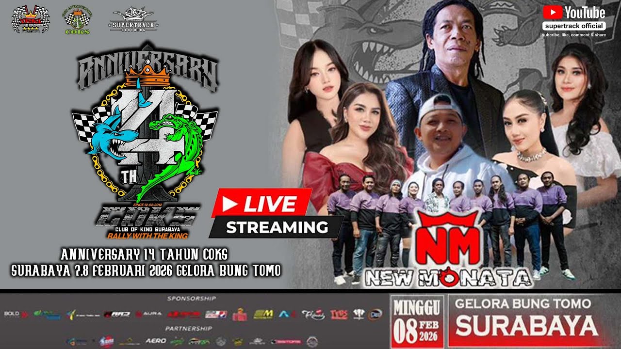 🔴ANNIVERSARY COKS ( CLUB OF KING SURABAYA ) | GELORA BUNG TOMO SURABAYA