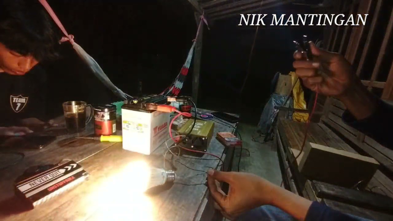 Merakit Strum ikan FULIWANG flw-58000watt DC 12V