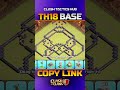 TH18 Base| War + Trophy Anti3 Star Layout 2026 #shorts