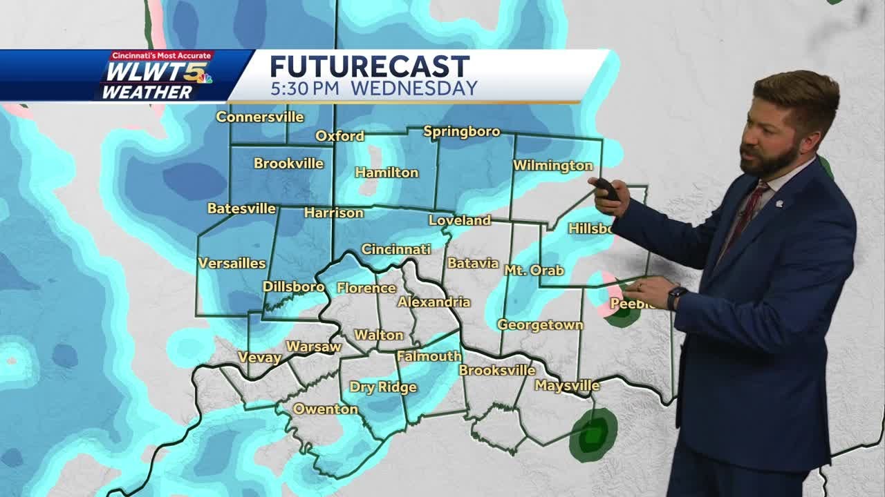 Rain and gusty winds to usher in snow - YouTube