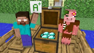 Monster School : Stolen Diamonds - Funny Minecraft Animation