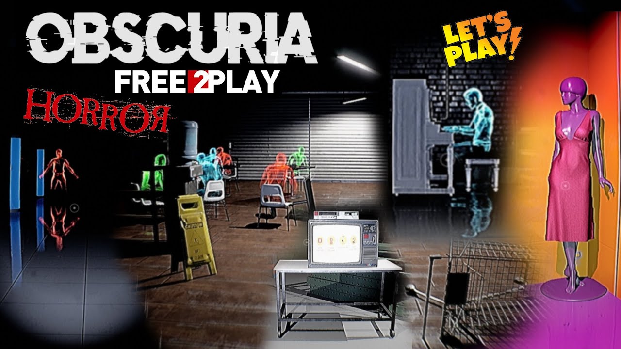 OBSCURIA Бесплатный ужастик Gameplay & 100 Walkthrough PC Steam Free