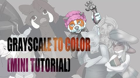 Grayscale to Color using Gradient Maps (Clip Studio Paint)