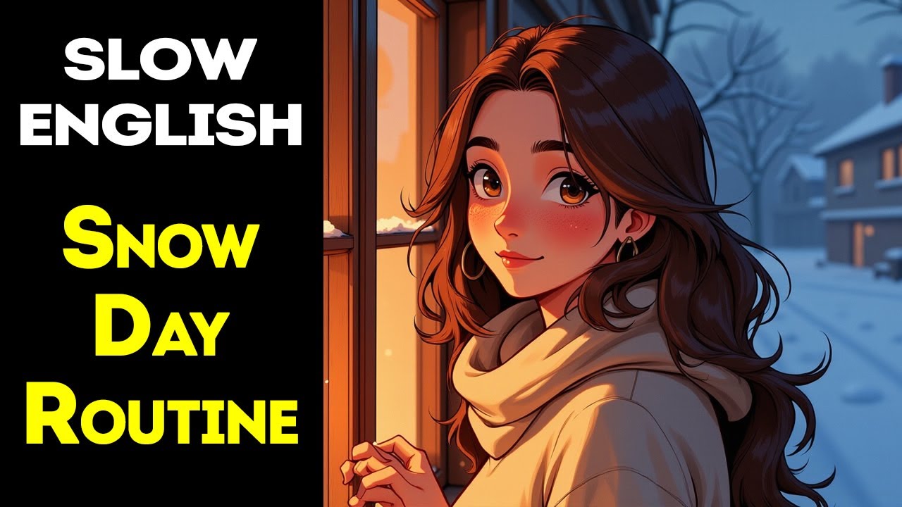Snow Day Routine Snow Day Routine | The Easiest Way to Understand English Stories! (A1 ...