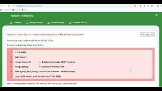 Exercise 2: Fetch & Display User Data in PHP | CRUD Operations Using PHP & MySQL