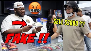 SELLING FAKE TRAVIS SCOTT x FRAGMENT LOW AT SNEAKER STORE !!!