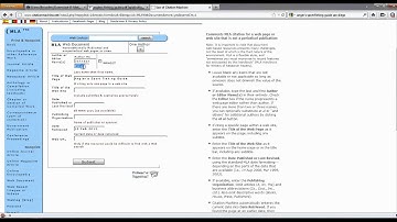 Using Son of a Citation Machine to Generate MLA Citations