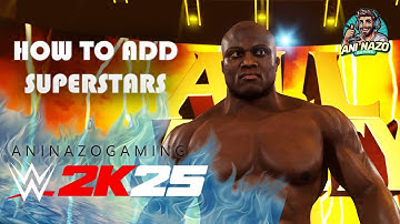 How to add any wrestler in WWE 2K25 w/ ATTIRES,  MOVESET, GFX & THEME - Very Easy Tutorial