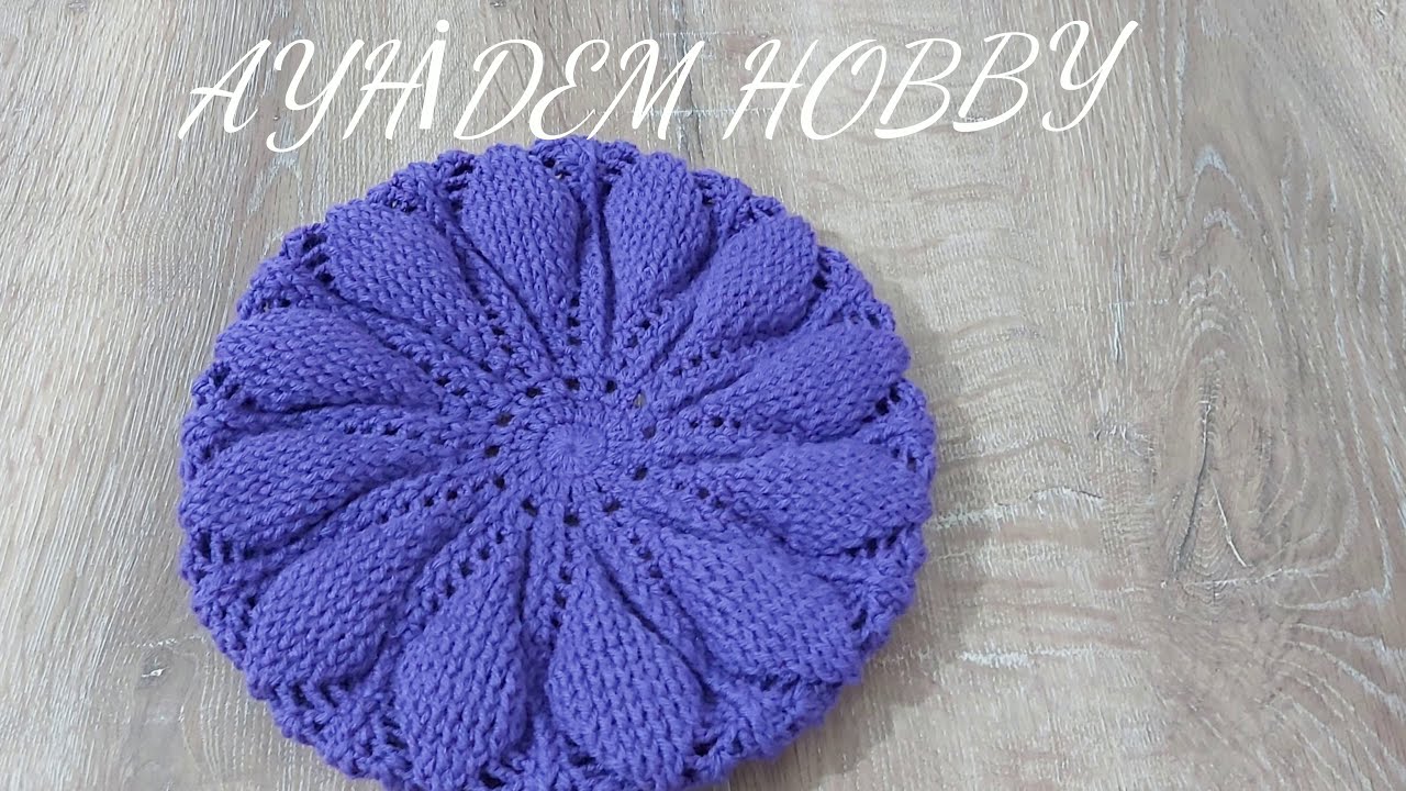 Tığ İşi Romantik Şapka (Bere) Yapımı Örgü Modelleri #57 Crochet hat making