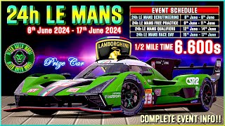 CSR2 | 🔥24hr LE MANS🔥 4 Events | COMPLETE INFO!