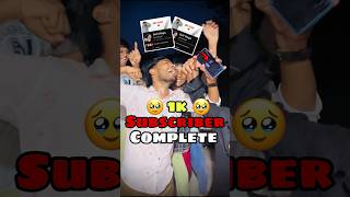 Happy 1000 subscriber 🥹 #shorts #ytshorts #viral #trendingshorts #dream #1k #happy #like