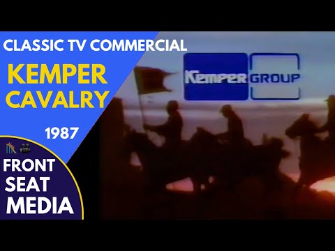 Kemper Insurance TV Commercial 1987 -- Ride With The Kemper Cavalry
