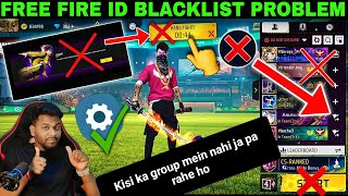 ERROR This team contains suspicious player(s)under investigation.Unable to join this team/id blocked