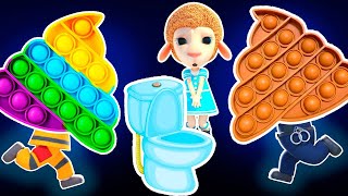 Dolly Can't Find A Toilet In The Big City | Animated Cartoon For Children | Dolly And Friends 3D