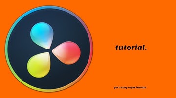 Davinci Resolve 15 tutorial.
