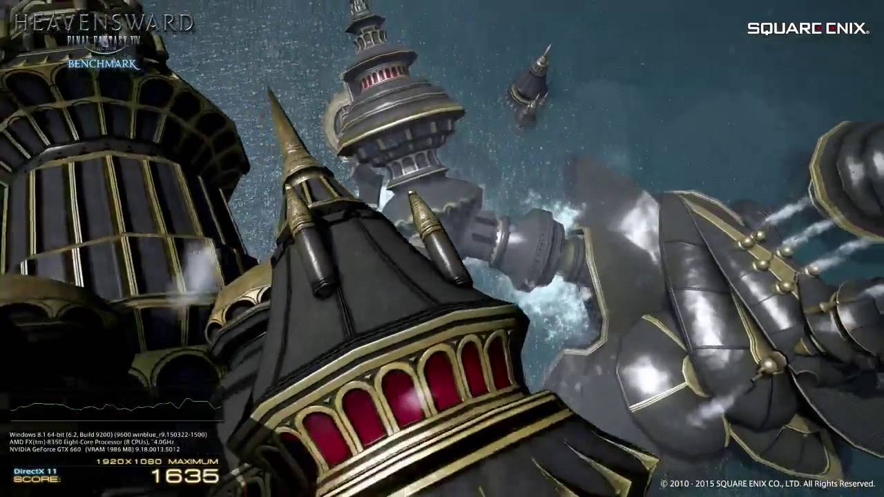 FFXIV Heavensward Benchmark (Maximum)
