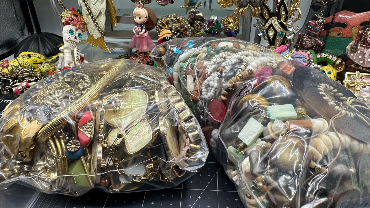 Goodwill jewelry lots YouTube