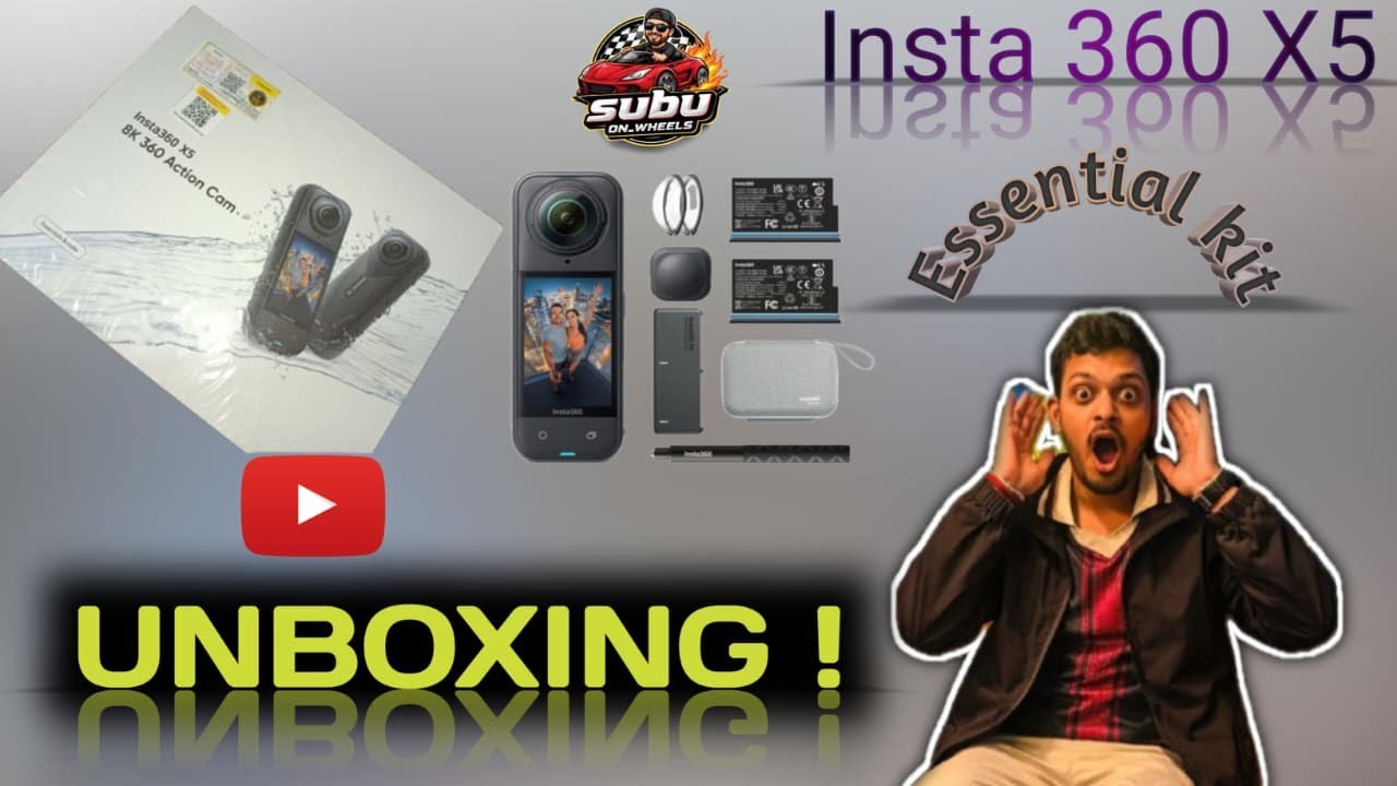 INSTA360 X5 UNBOXING full video|| worth it or not! 