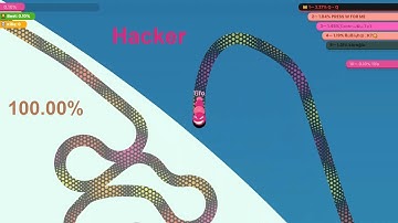 Paper.io 3 [Worm] Map Control: 100.00% Hacker