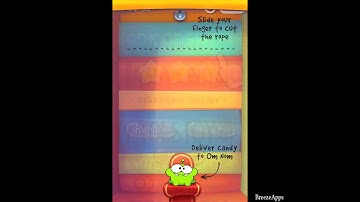 ‪Cut the Rope Experiments 1-1 Getting Started Walkthrough (3 STARS)‬