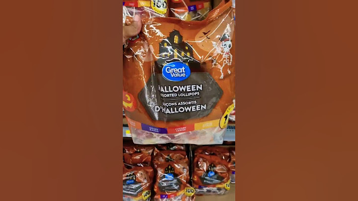 Walmart Halloween Assorted Lollipops Fall Candy #shorts #candy