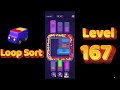 Loop Sort Level 167 Walkthrough 🚚🧩 | Truck Puzzle Game | Solutionguruji