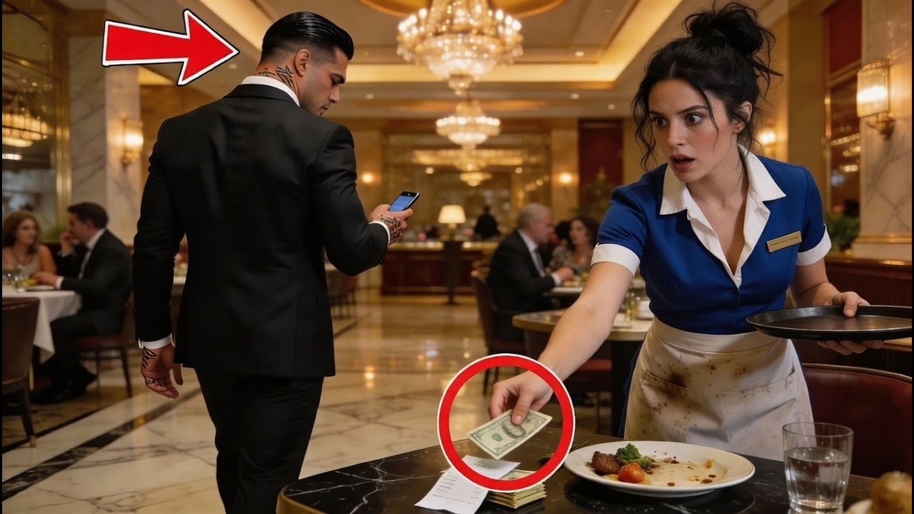 O Chefe da Máfia Esqueceu Sem Querer US$ 1 000 na Mesa — O que a Garçonete Pobre Fez o Paralisou