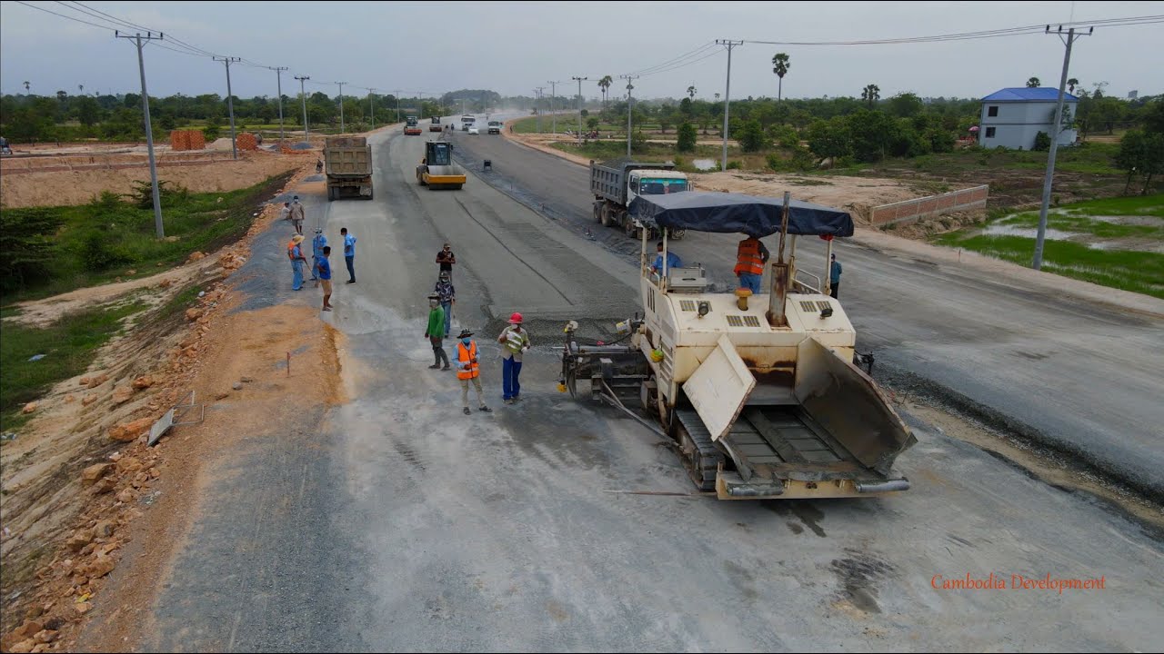 Major construction in Cambodia continues, this is the construction of ...