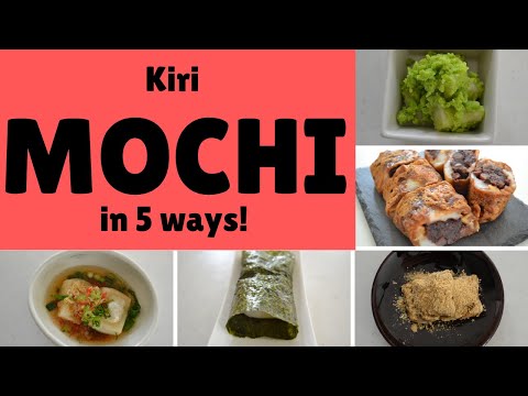 ★MOCHI in 5 Ways★ Japanese Mochi Recipe (EP161) | Kitchen Princess Bamboo