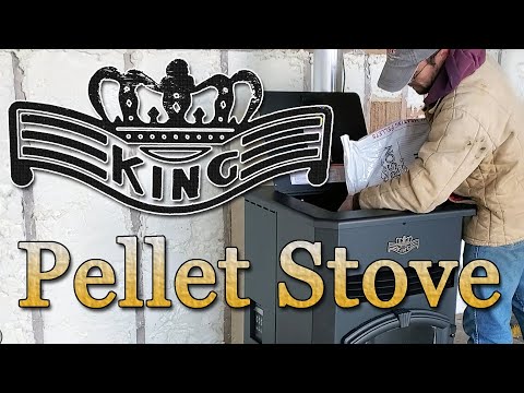 Tractor Supply King Pellet Stove KP130 - Unboxing, Install, u0026 Review from  our DIY Off Grid Home - YouTube