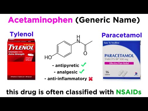 Ацетаминофен / Парацетамол (Тиленол)
