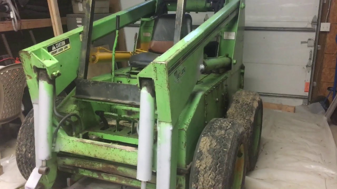(Part 1) Old OMC skid steer universal quick attach conversion YouTube