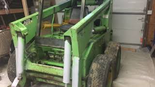 (Part 1) Old OMC skid steer universal quick attach conversion