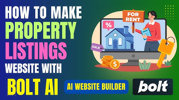 Hoe u een website met vastgoedaanbiedingen voor makelaars maakt met Bolt AI | Bolt.new Web Apps